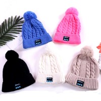 2019 Gift Washable Cap Bluetooth Smart Headphone Beanie Hat with Soft Comfortable bluetooth music soft warm beanie hat cap