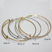 Wholesale cheap plain Alex wire bracelet