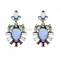 European and American fashion earrings wholesale crystal flower pendant female Earrings!wholesale