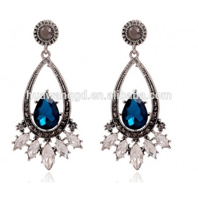 Noble crystal earrings!luxuriant crystal drop earrings!Mysterious crystal earring! Wholesale