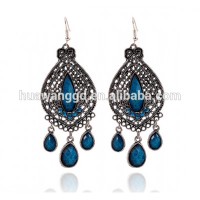 Bohemia national wind Earring! restoring ancient designs earring! the droplets exaggerated earrings! Wholesale