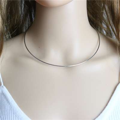 Wholesale DIY stainless steel wire chokernecklace