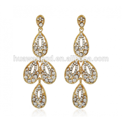 Hot sale elegant unsurpassed earrings! grade cz diamond earring!Simple and easy diamond earring! Wholesale