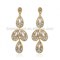 Hot sale elegant unsurpassed earrings! grade cz diamond earring!Simple and easy diamond earring! Wholesale